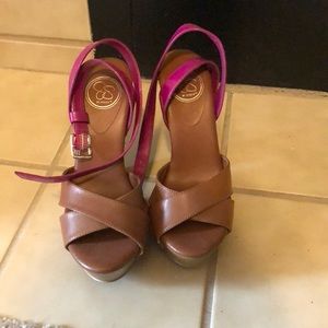 Jessica Simpson heels. Worm once